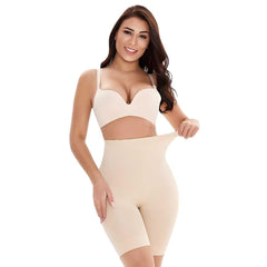 Quick Slim - 4-in-1 Shaper -  Shape Wear Tummy, Back, Thighs, Hips - Black/Efffective Seamless Tummy Tucker